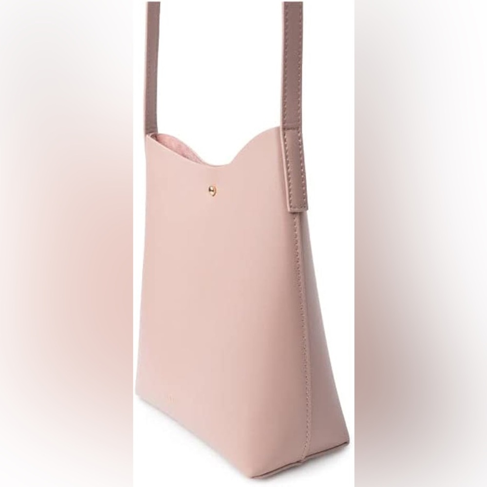 NWOT SAMARA Medium Crossbody Bag Peony/Dirty Pink. 9” X 8” Suede interior 💌 - Picture 8 of 9